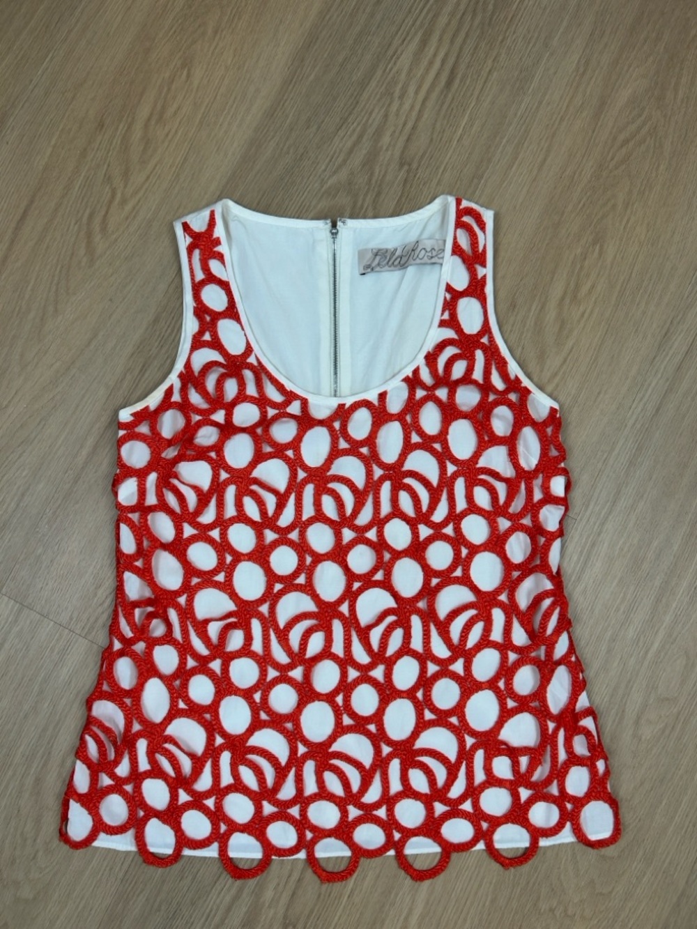 Lela Rose Crochet Tank Top size 4 - Picture 2 of 6